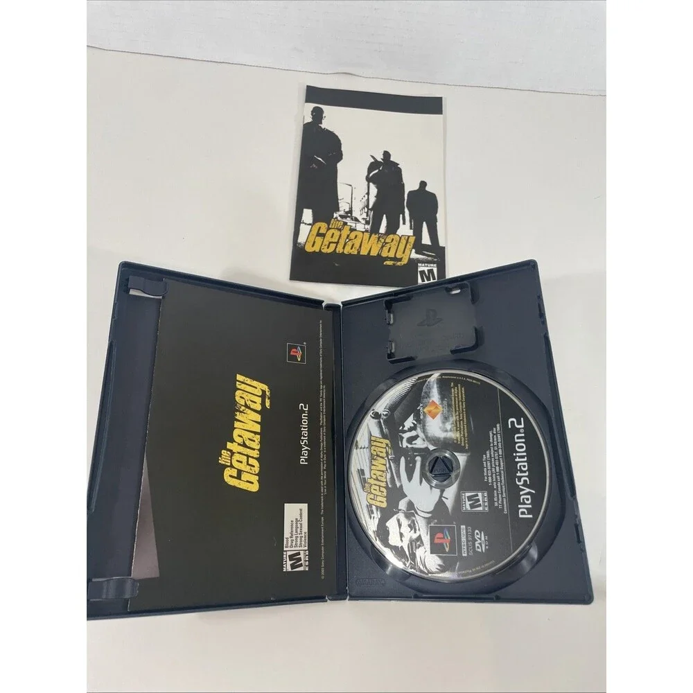 Getaway PS2 (Sony PlayStation 2, 2003) Cib With Poster Tested
